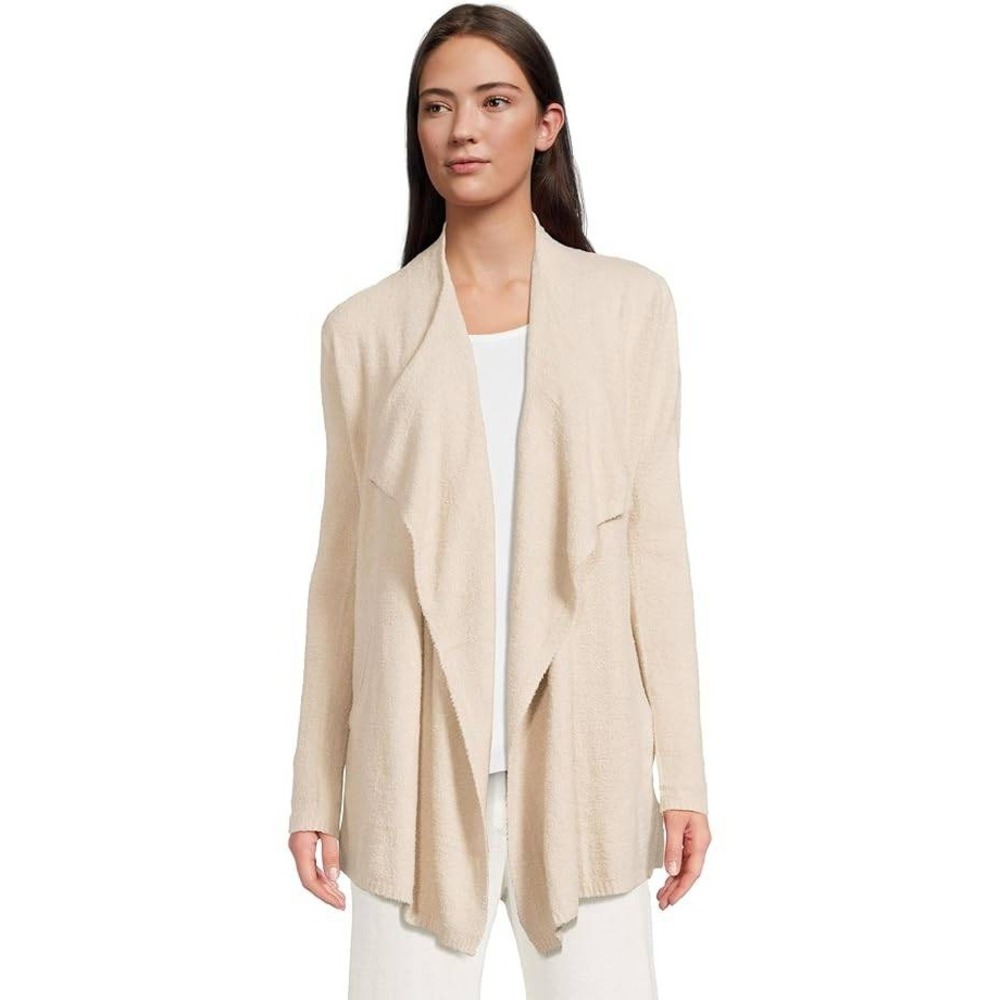 Barefoot Dreams CozyChic Ultra‎ Lite Island Wrap Drape Open Front S/M Cardigan